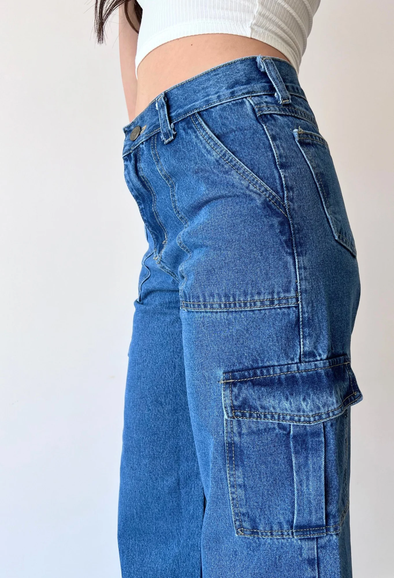 MIL478 - PANTALON RIGIDO CARGO — vista 4