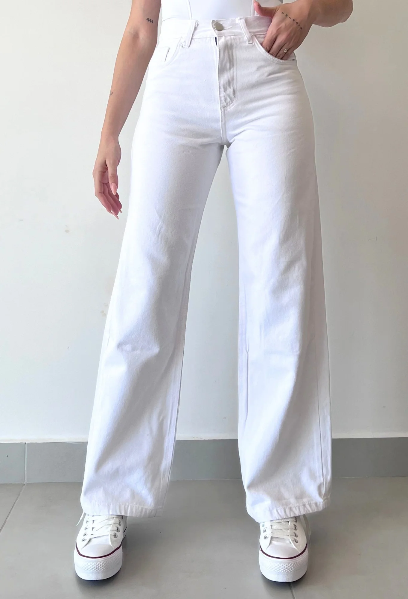 MIL471 - PANTALON WIDE RIGIDO
