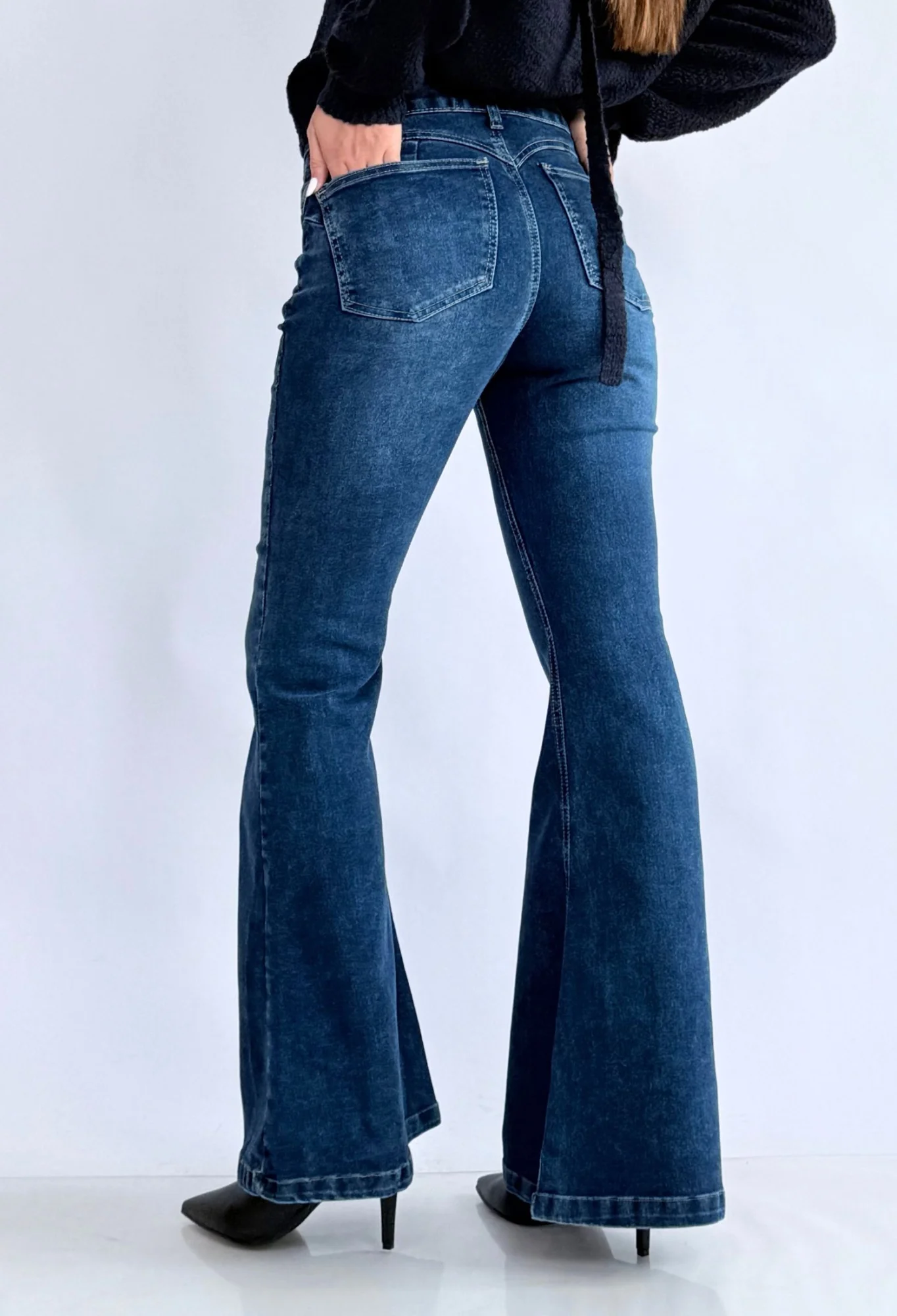 MIL541 - PANTALON OXFORD CORAZON ELASTIZADO — vista 3