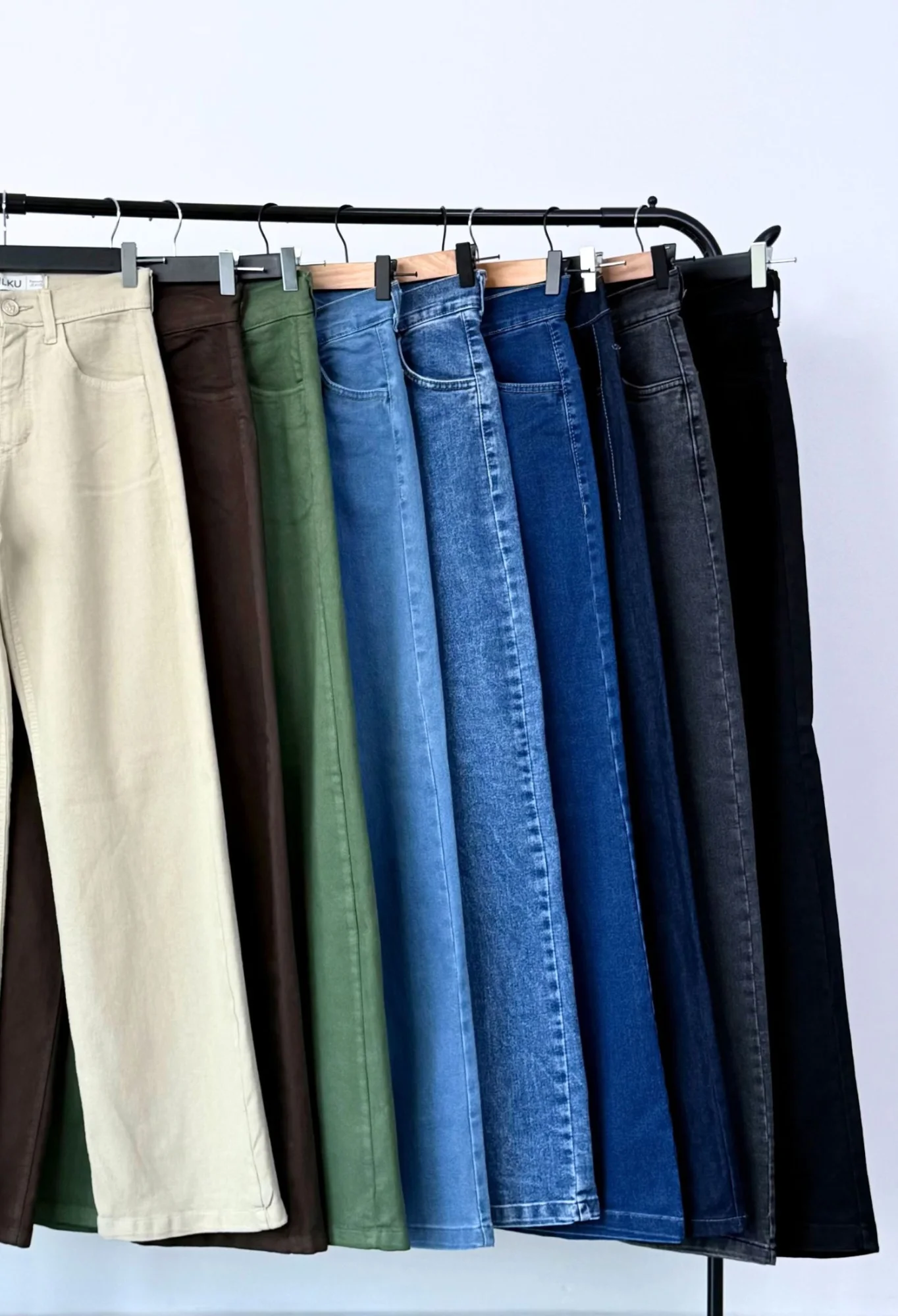MIL557 - PANTALON WIDE CLASICO ELASTIZADO — vista 4