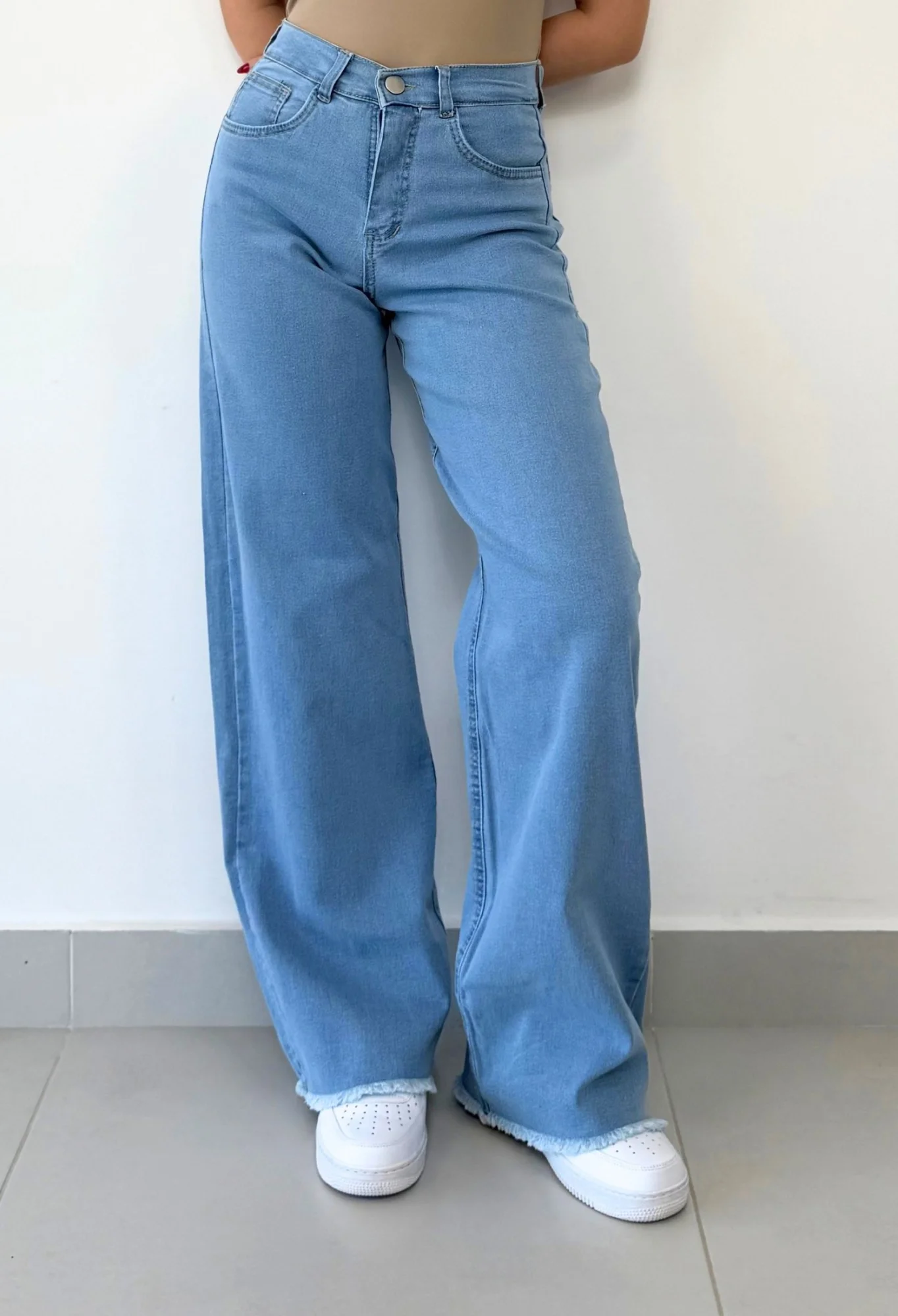 MIL524 - PANTALON WIDE ELASTIZADO