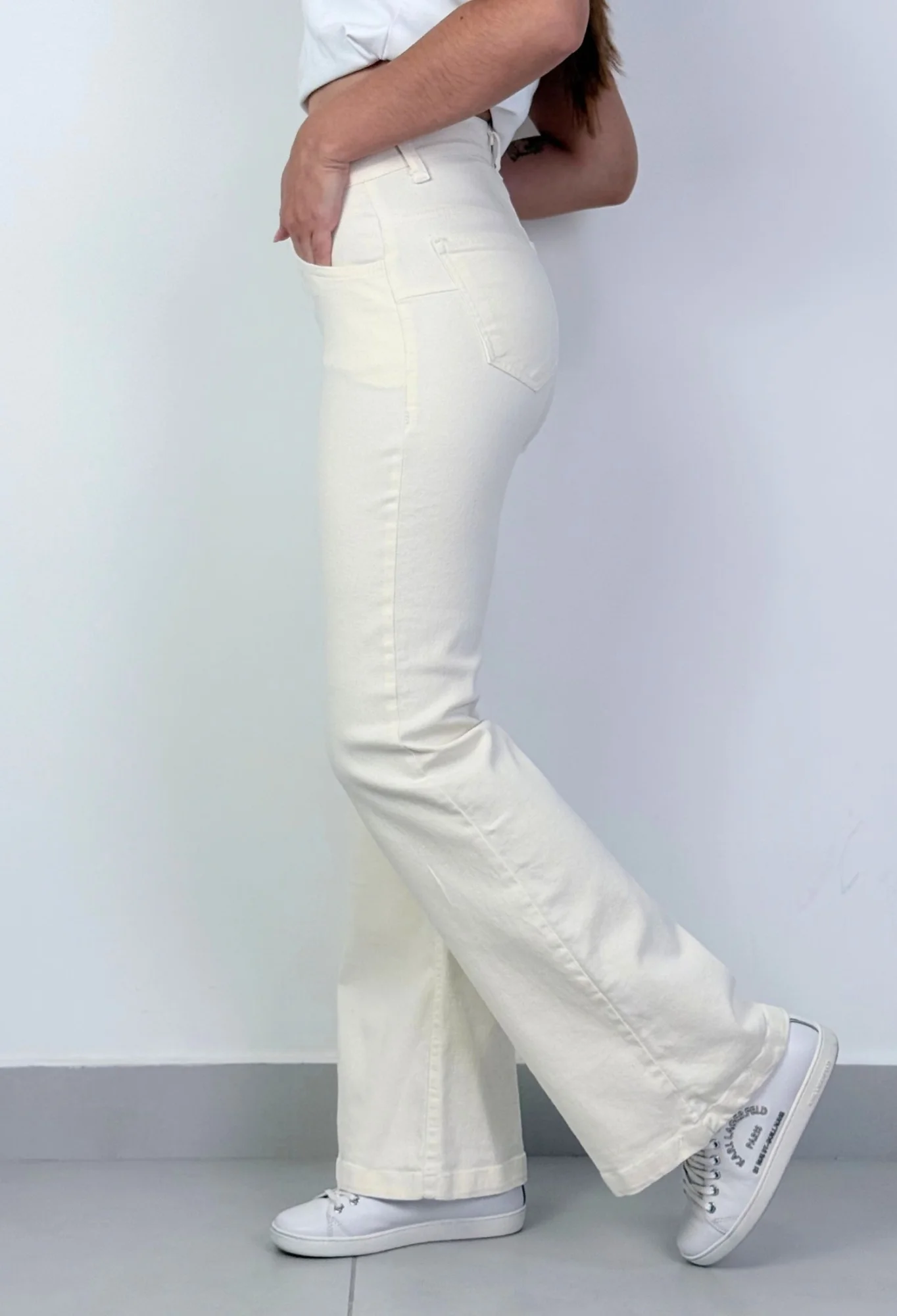 MIL522 - PANTALON SEMI OXFORD ELASTIZADO — vista 3