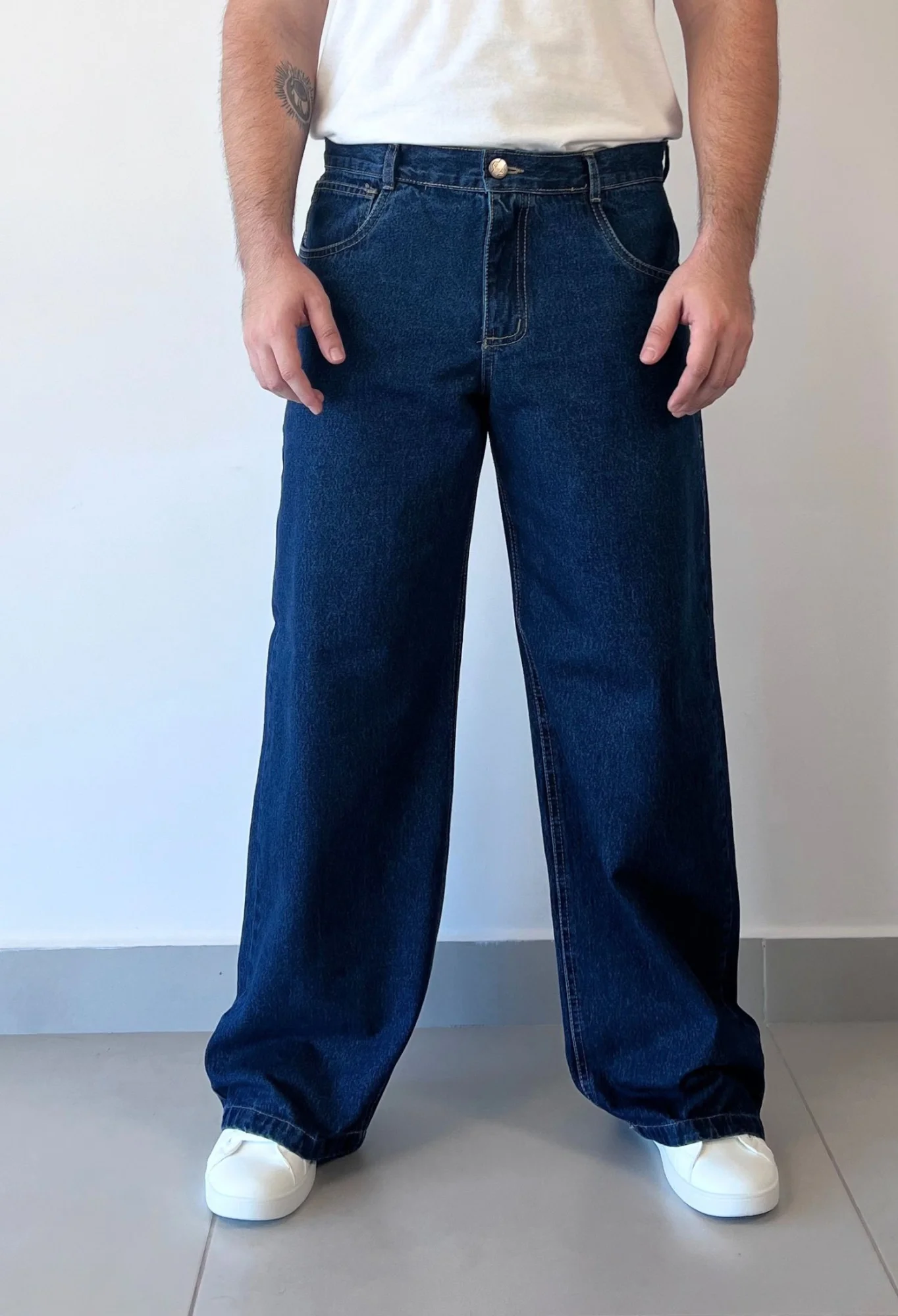 MOK249 - PANTALON WIDE ELASTIZADO