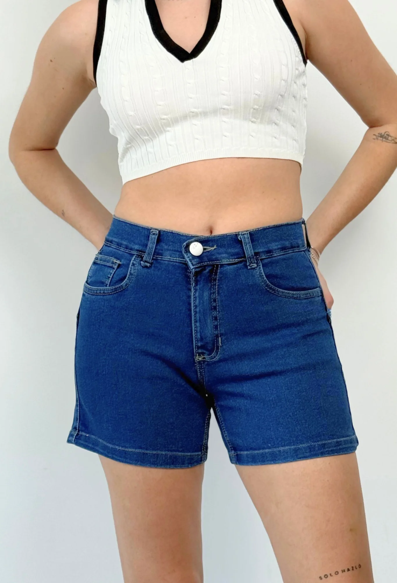 MIL546 - SHORT CORAZON ELASTIZADO