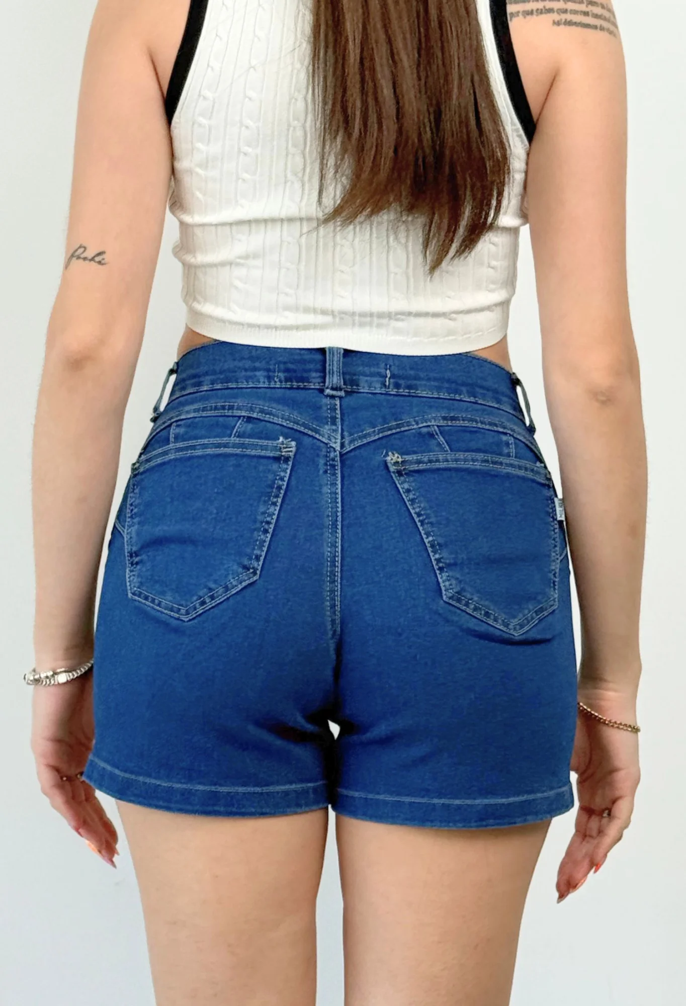 MIL546 - SHORT CORAZON ELASTIZADO — vista 3
