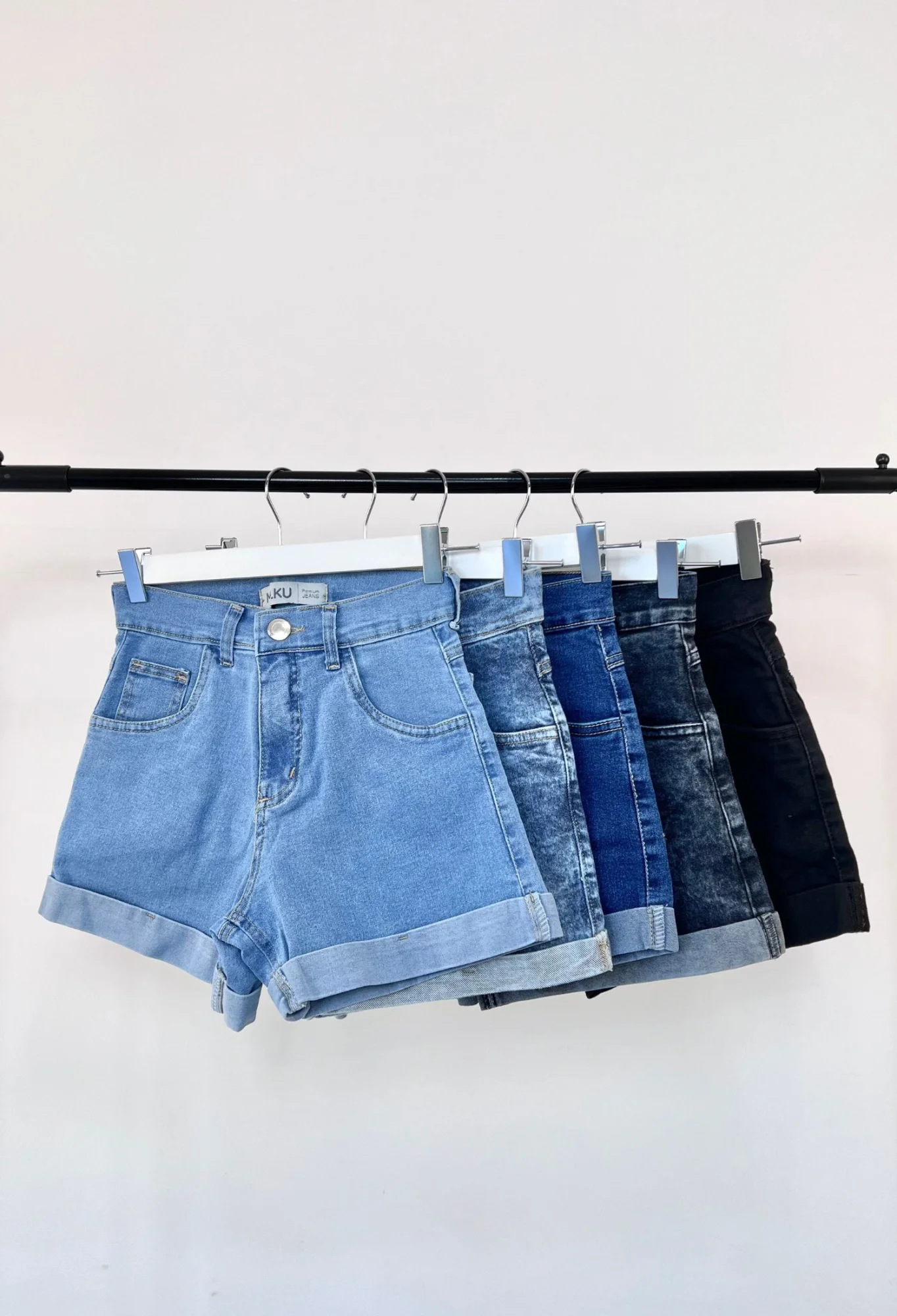 MIL518 - SHORT DOBLADILLO ELASTIZADO — vista 7