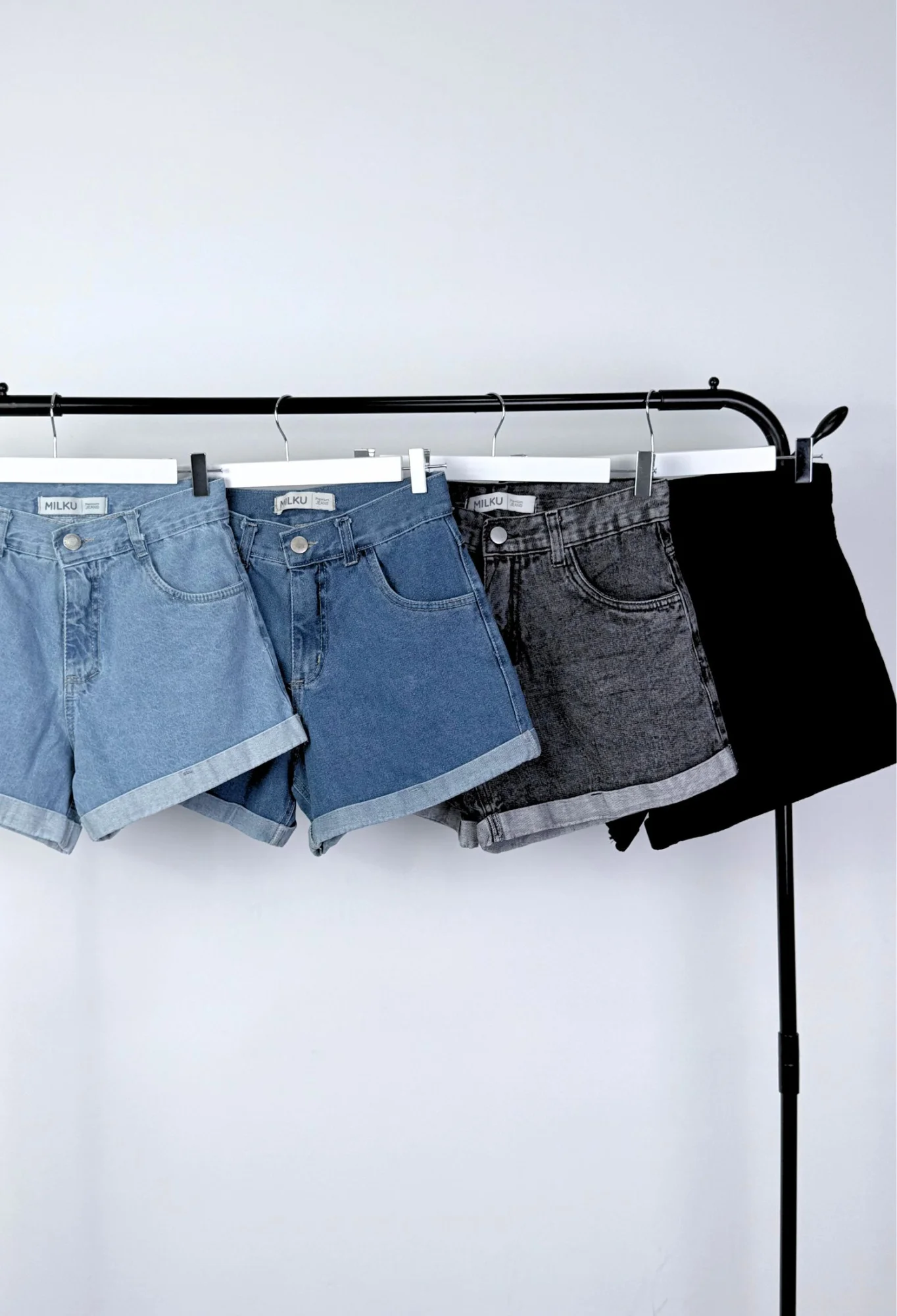 MIL418 - SHORT RIGIDO DOBLADILLO — vista 7