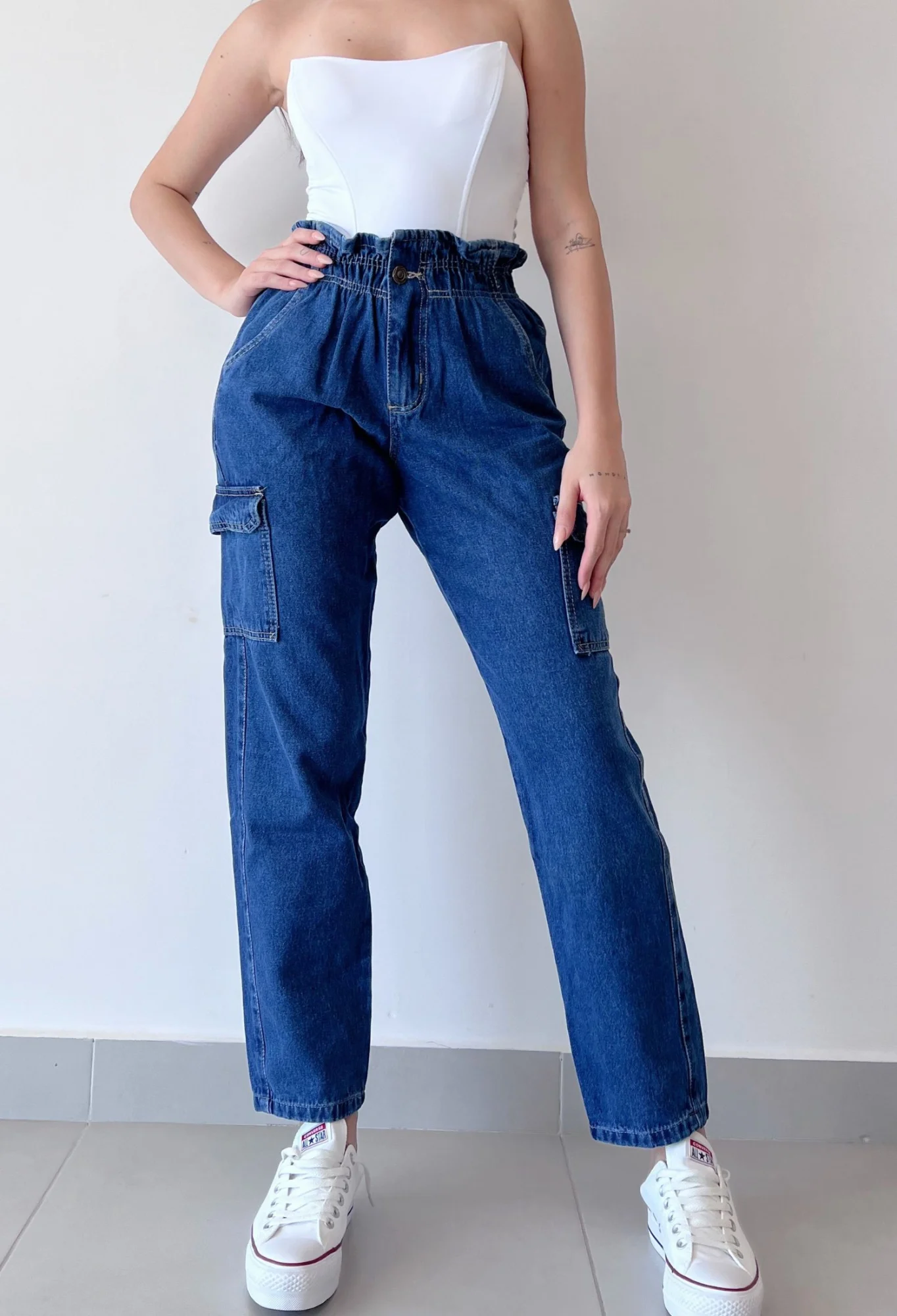 MIL729 - PANTALON RIGIDO GOMA — vista 4